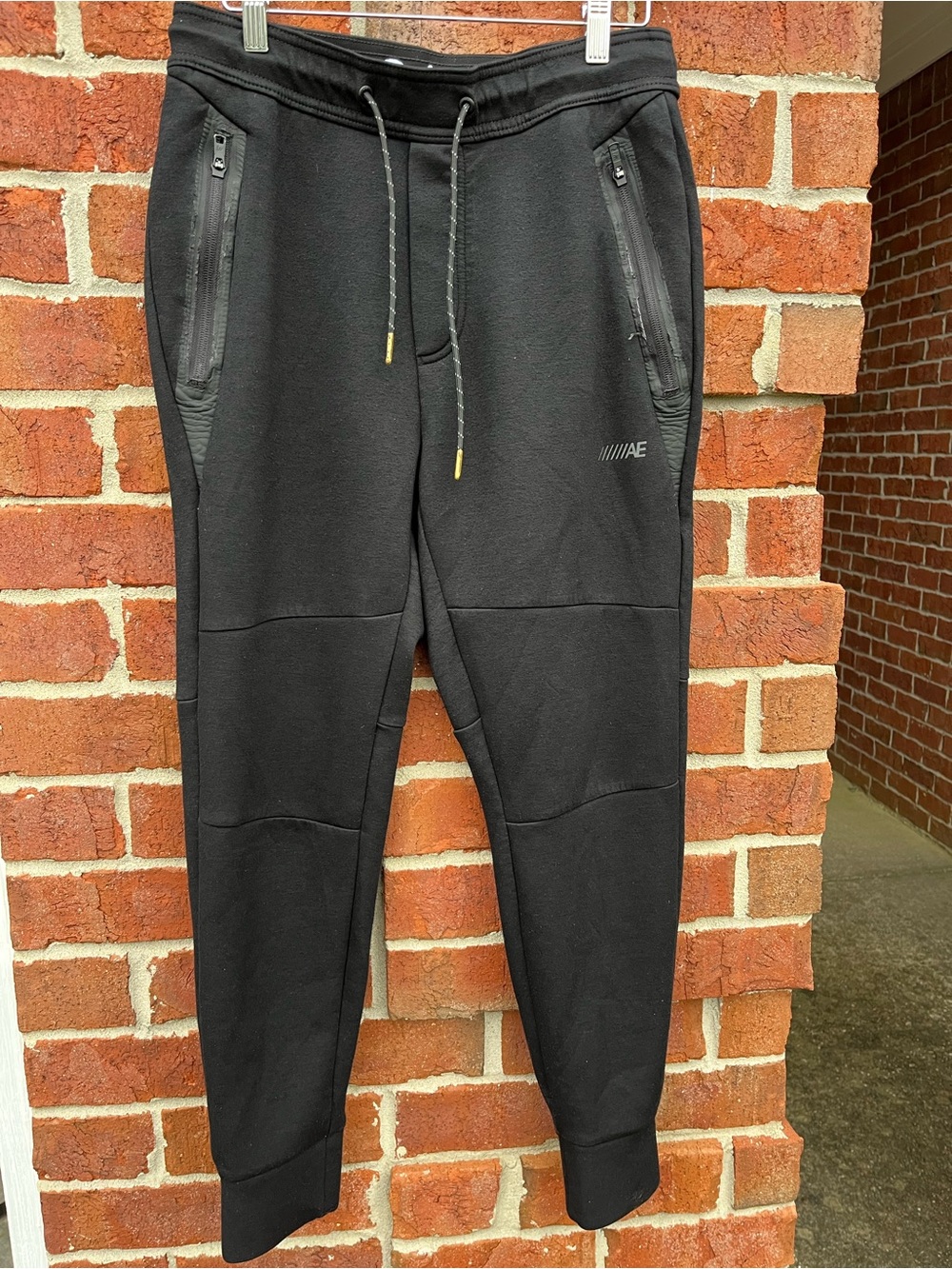 American Eagle Outfitters Black Tech Jogger Pants